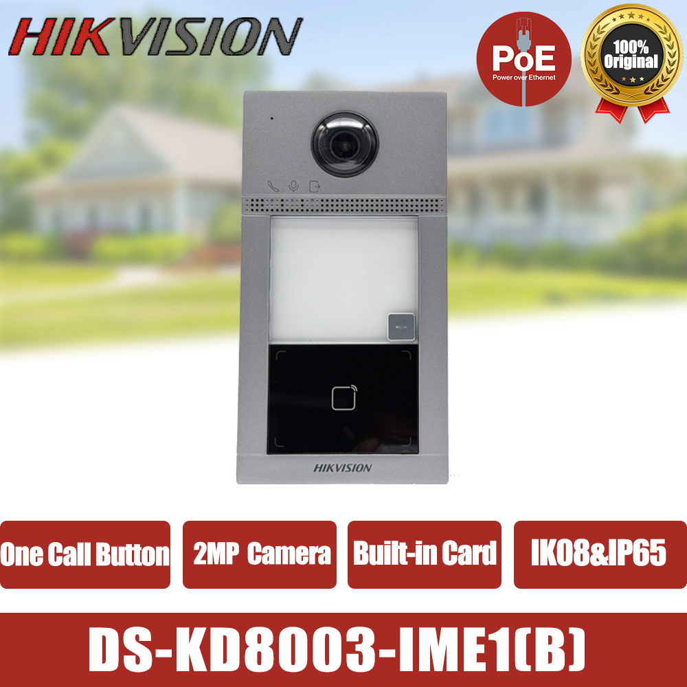 Smart Home Hikvision - Hikvision 2MP Câmera Vídeo Porteiro Estação