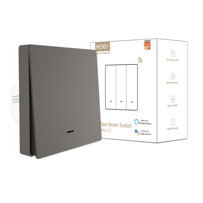 Smart Home Moes - MOES Tuya ZigBee Botão Inteligente Interruptor