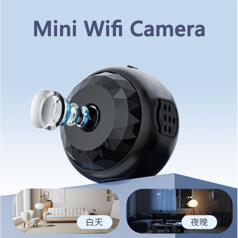 Smart Home Kamera - 1080p hd mini câmera wi-fi portátil