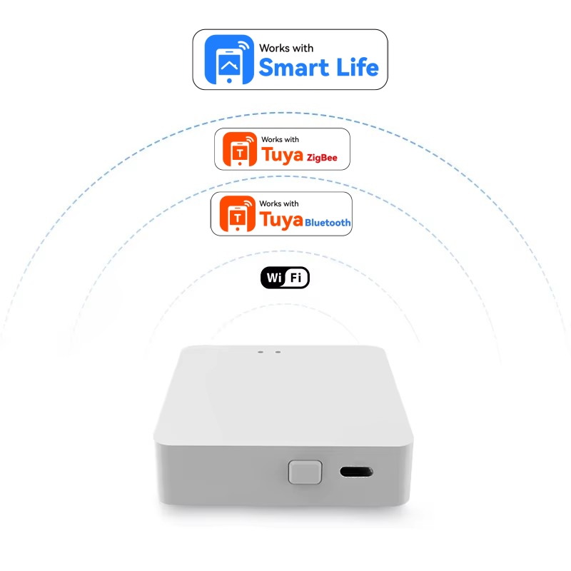 Smart Home Utilities - Hub Gateway Inteligente Multi-Modo ZigBee Bluetooth,