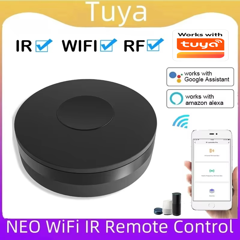 Smart Home Nas - Controle Remoto Inteligente Tuya RF IR