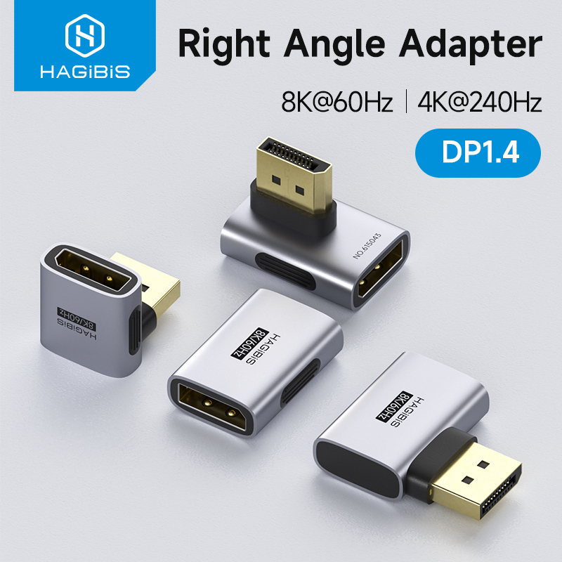 Smart Home Tablet - Adaptador DisplayPort Hagibis em Ângulo Direito