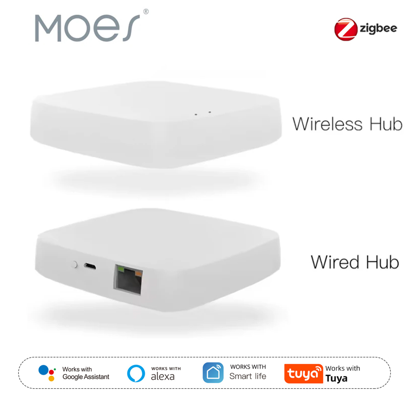 Smart Home Vimar - Moes tuya zigbee 3.0 hub gateway