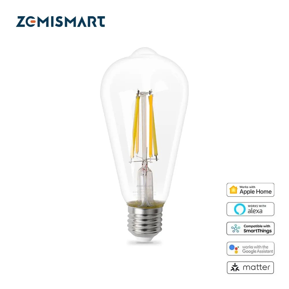 Smart Home Yellow - Zemismart matéria wifi inteligente led filamento