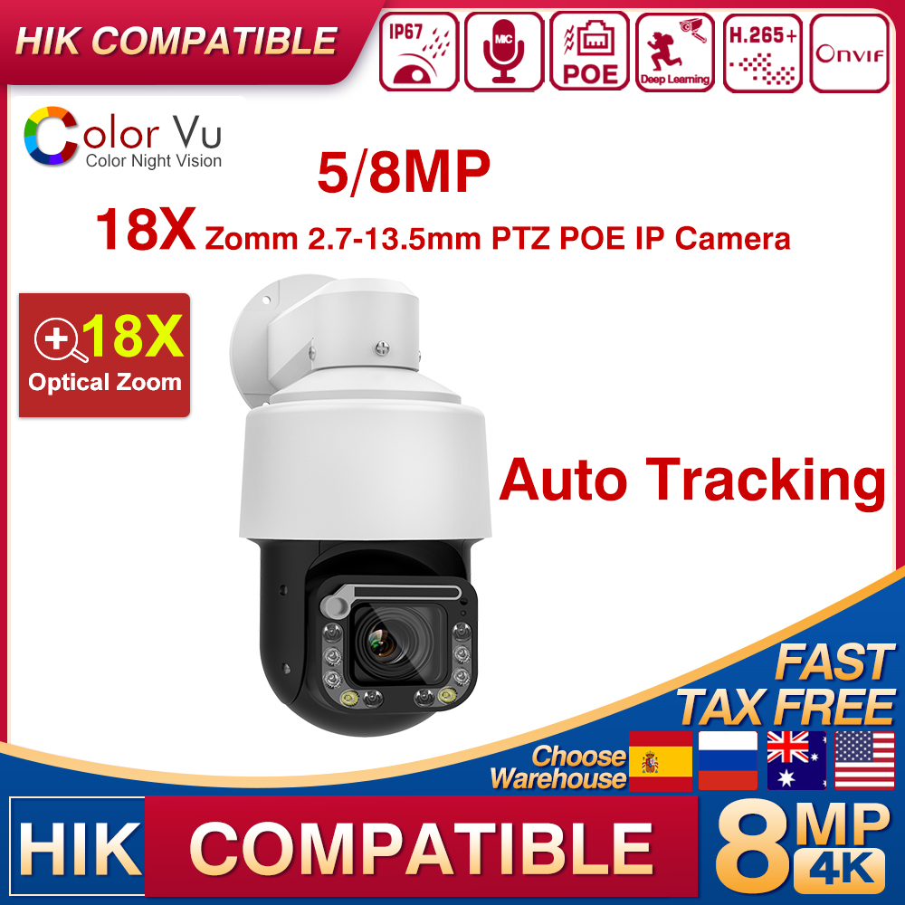 Smart Home Hikvision - Hikvision compatível 4k 8mp poe ptz