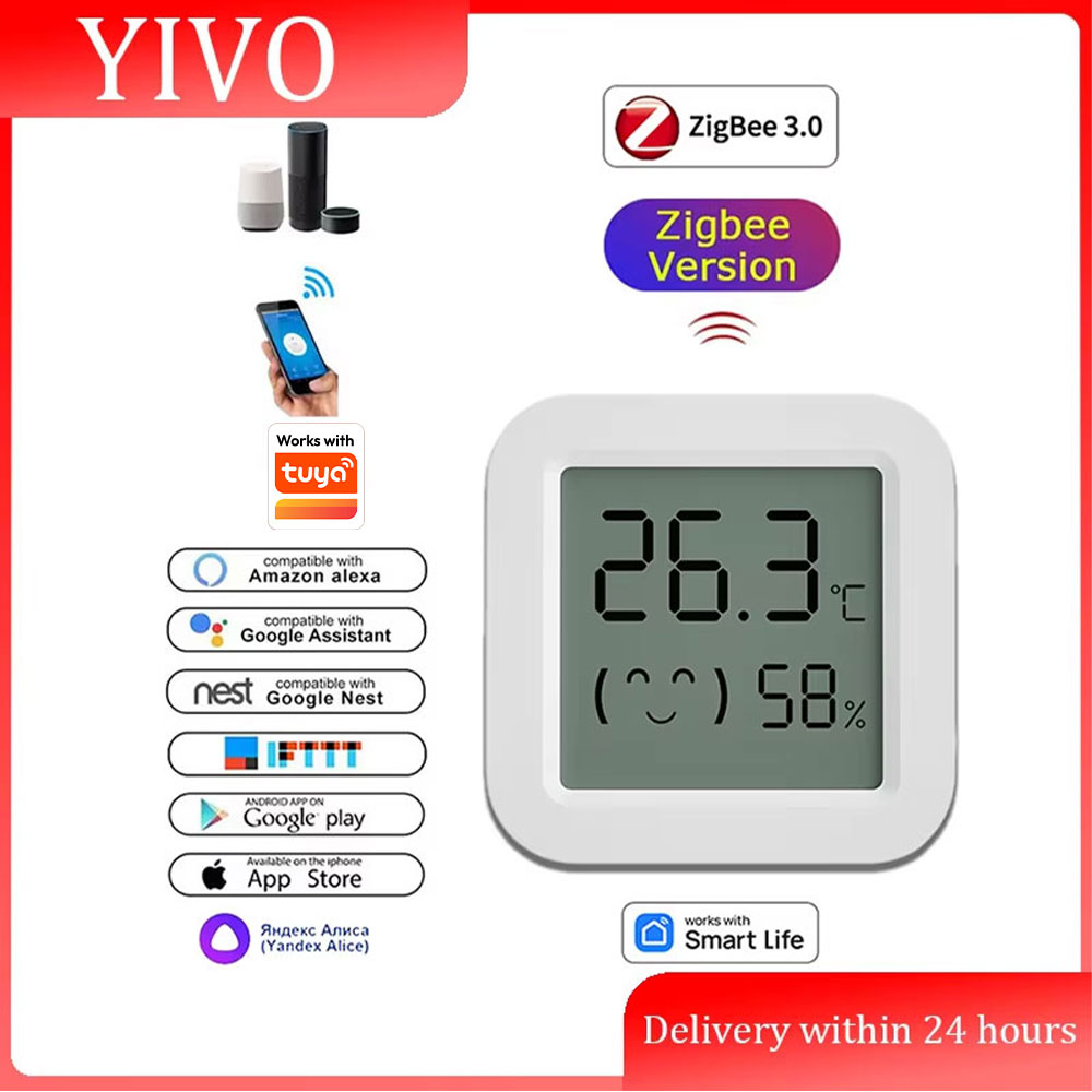 Smart Home Tablet - Sensor de temperatura e umidade Zigbee