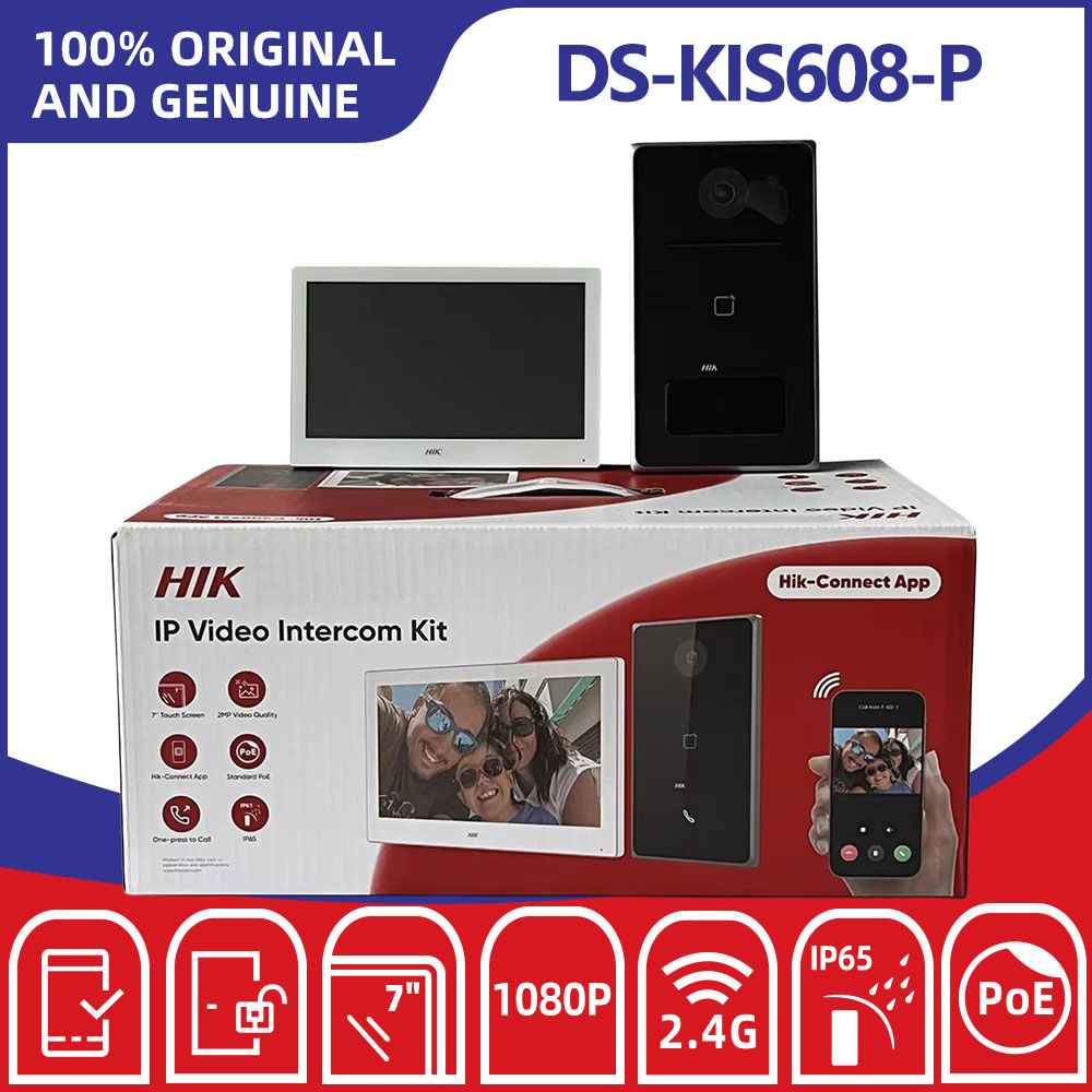 Smart Home Hikvision - Kit de Intercomunicação por Vídeo IP