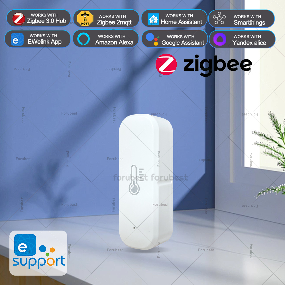 Smart Home Tablet - Sensor de temperatura e umidade zigbee,