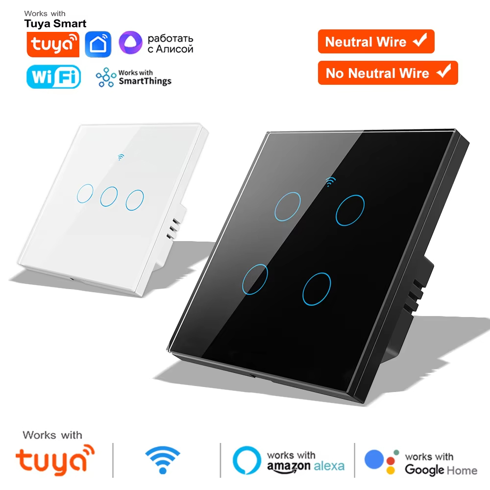 Smart Home Internet - Interruptor de Parede Inteligente WiFi RF