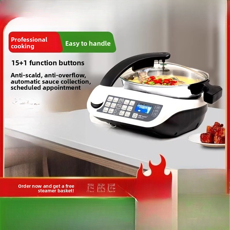 Smart Home Robot - Robô de cozinha inteligente E15, processador