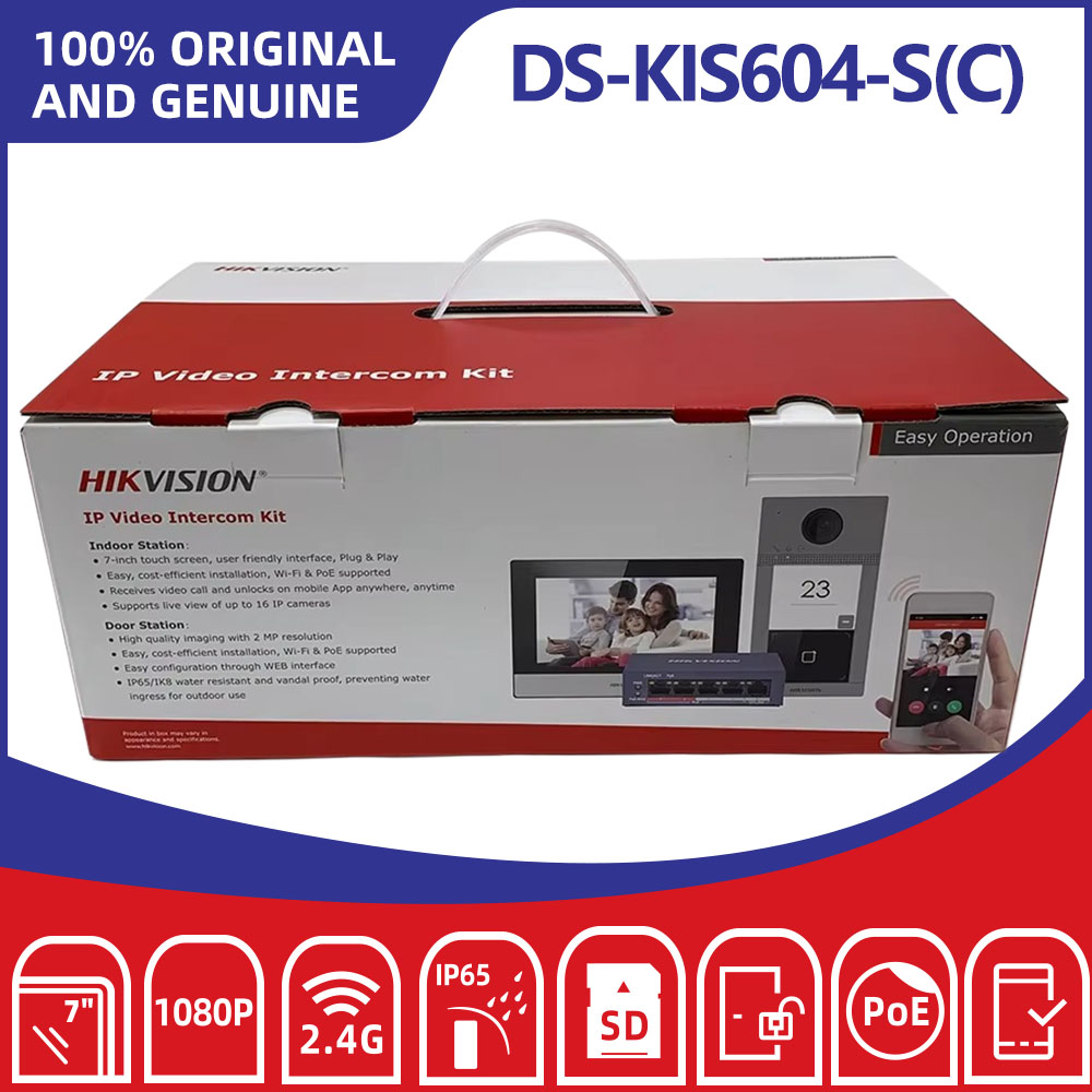 Smart Home Hikvision - Kit de Intercomunicação por Vídeo IP