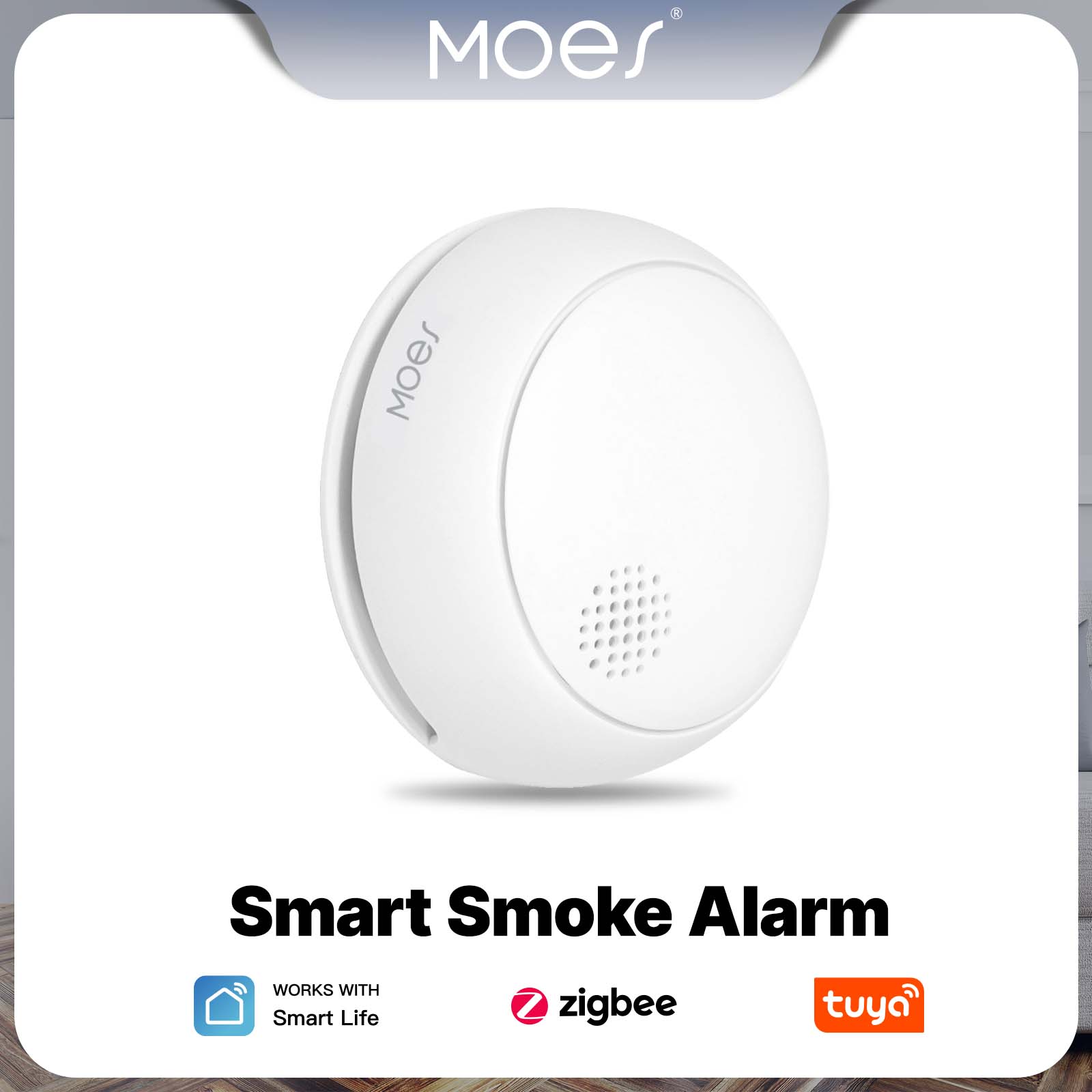 Smart Home Moes - Moes zigbee inteligente detector de alarme