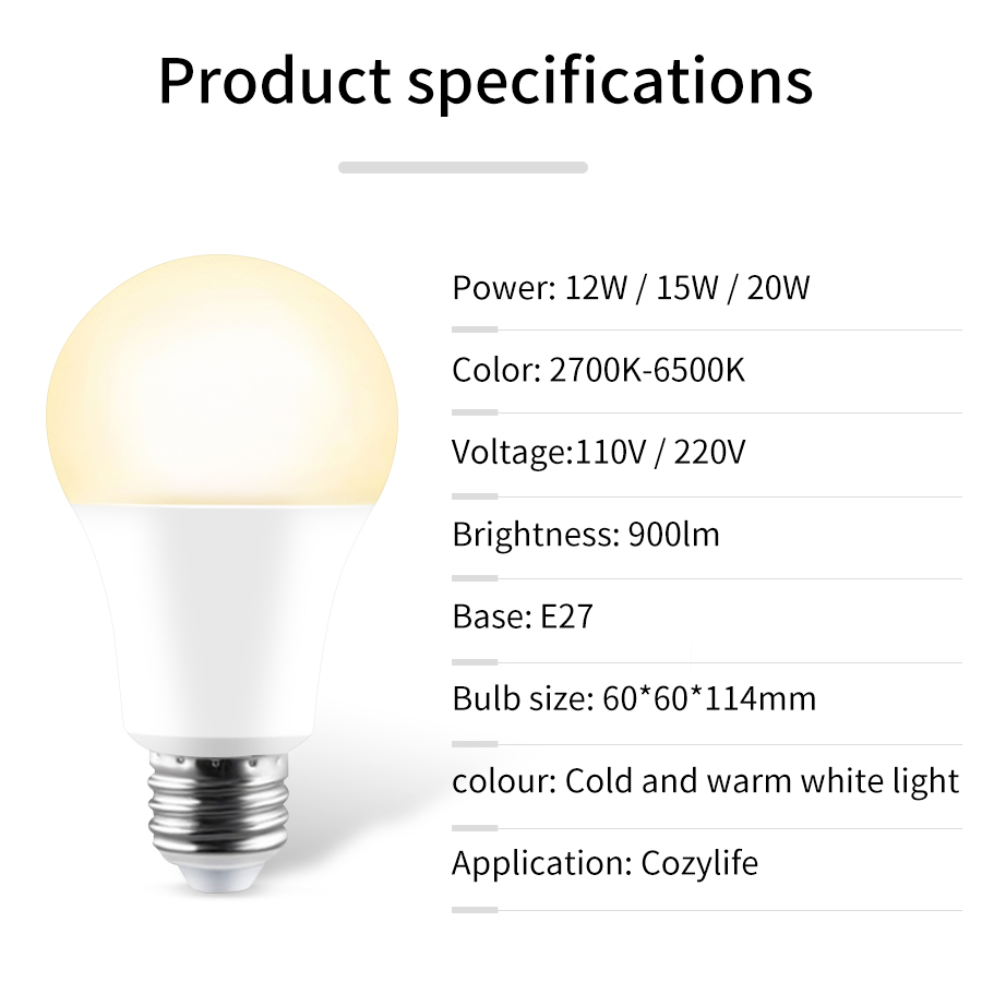 110v 220v e27 wifi lâmpadas le - Smart Home Yellow avaliação e preço