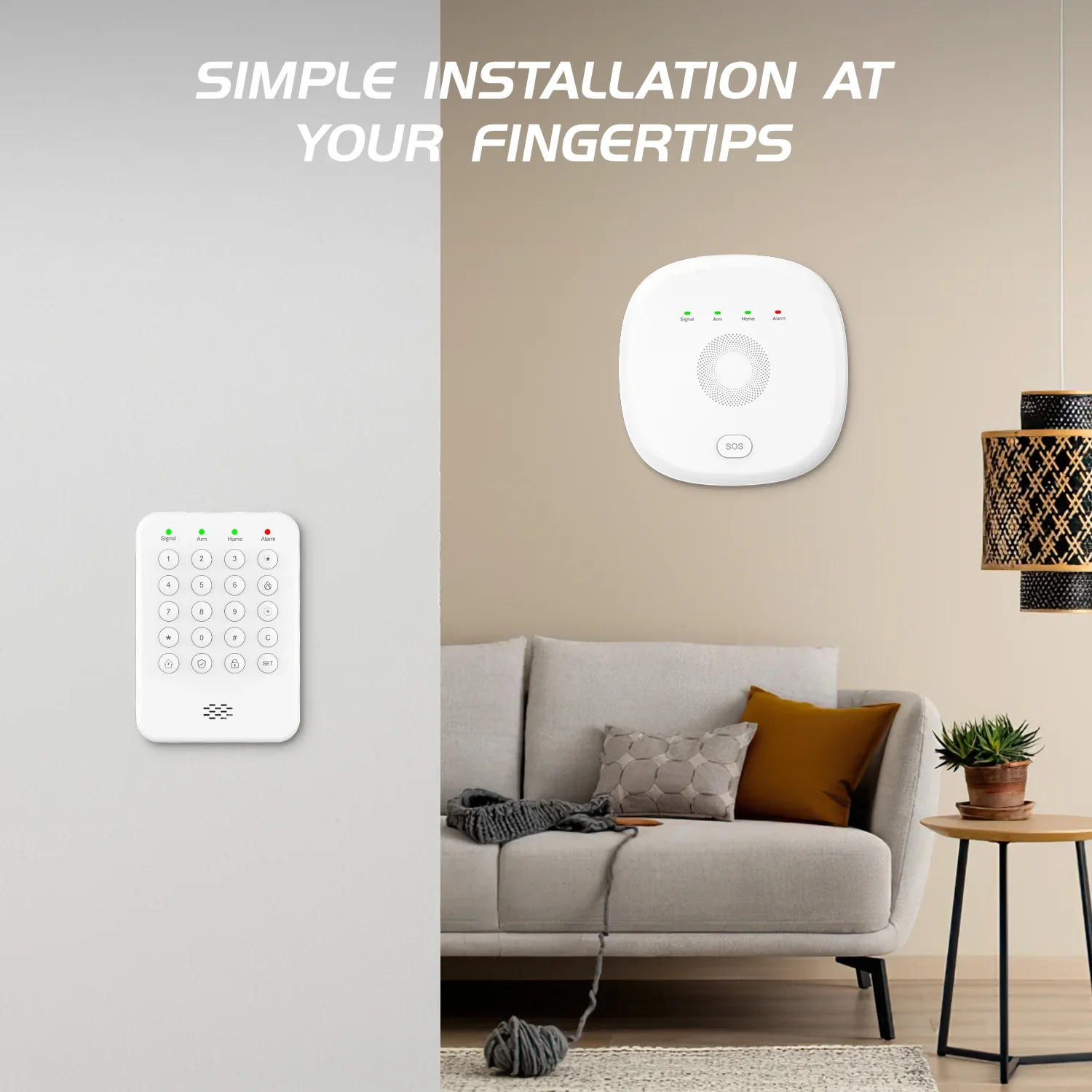 Sistema de Alarme WiFi Sem Fio - Smart Home Demo Kit avaliação e preço