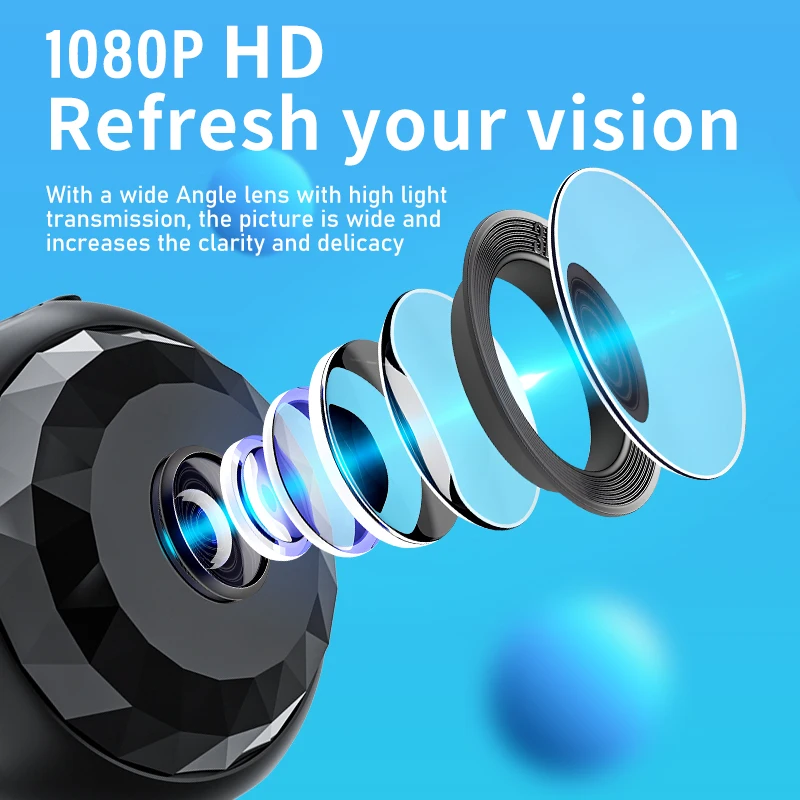 1080p hd mini câmera wi-fi por - Smart Home Kamera avaliação e preço