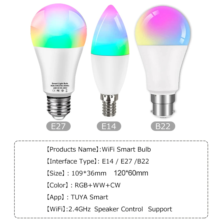 Tuya inteligente wifi lâmpada  - Smart Home Yellow avaliação e preço