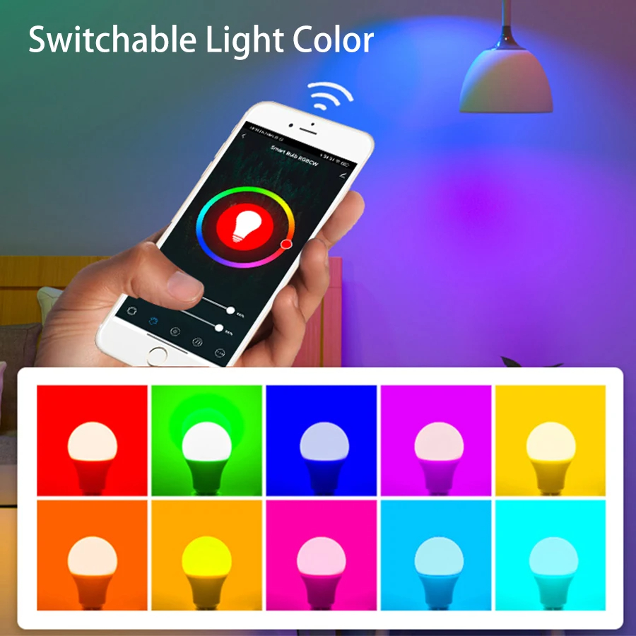 Tuya inteligente wifi lâmpada  - Smart Home Yellow avaliação e preço