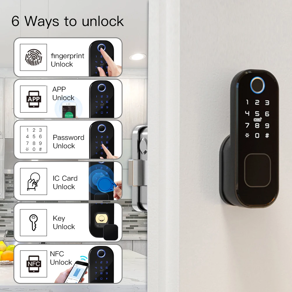 MOES-Smart Digital Door Lock c - Smart Home Moes avaliação e preço