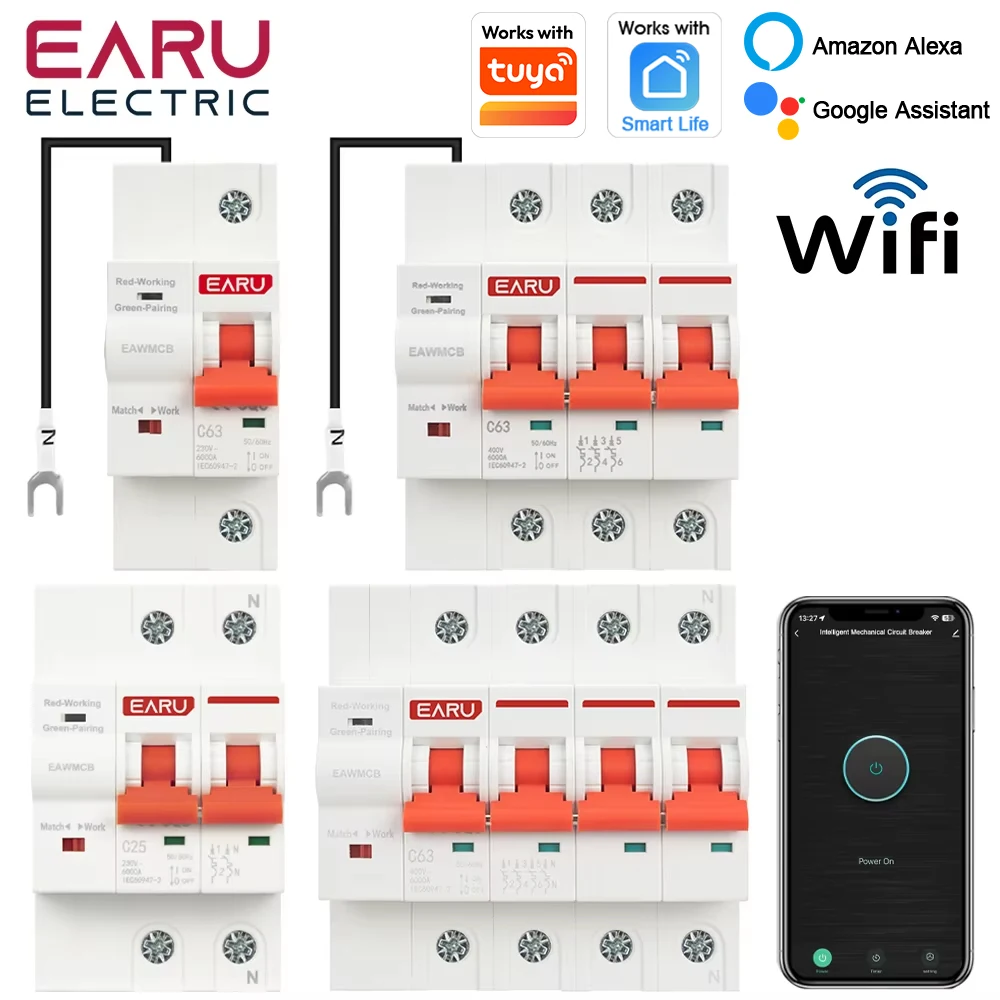 1p 2p 3p 4p tuya app wifi disj - Smart Home Demo Kit avaliação e preço