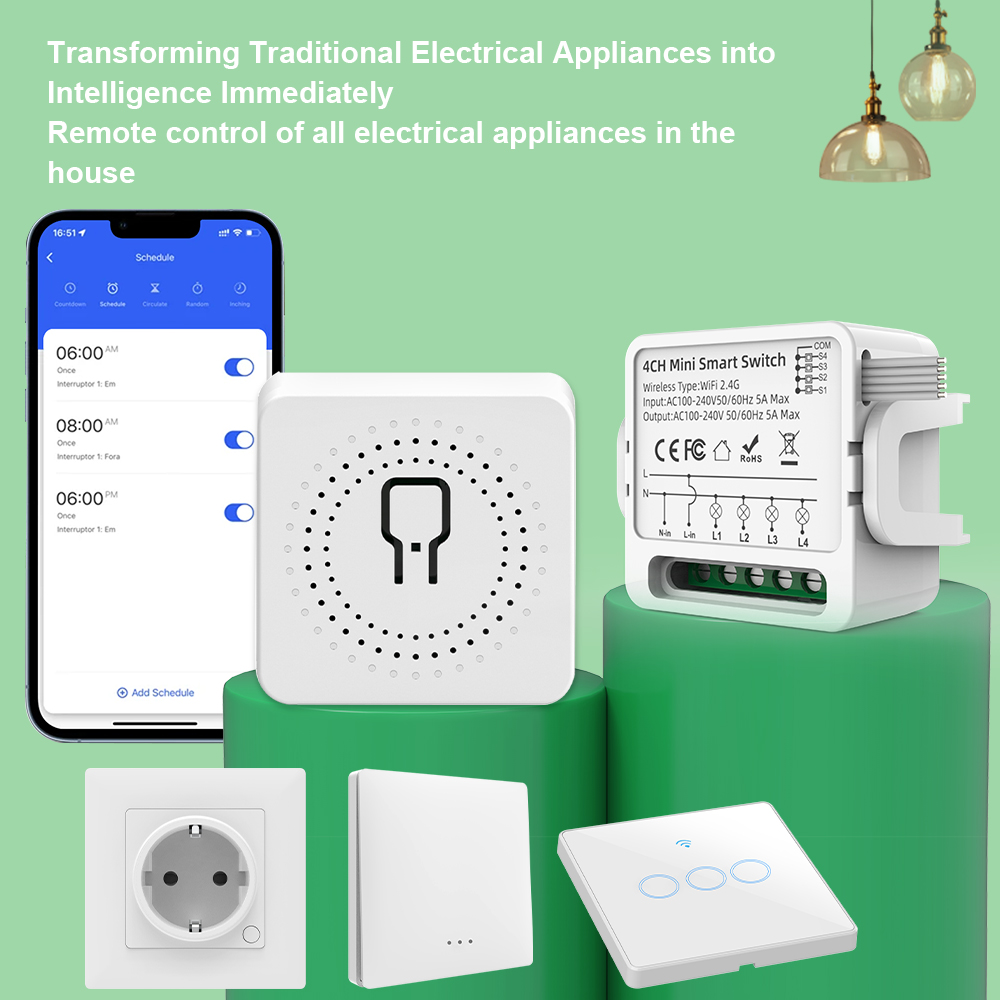 Interruptor Inteligente WiFi T - Smart Home Internet avaliação e preço