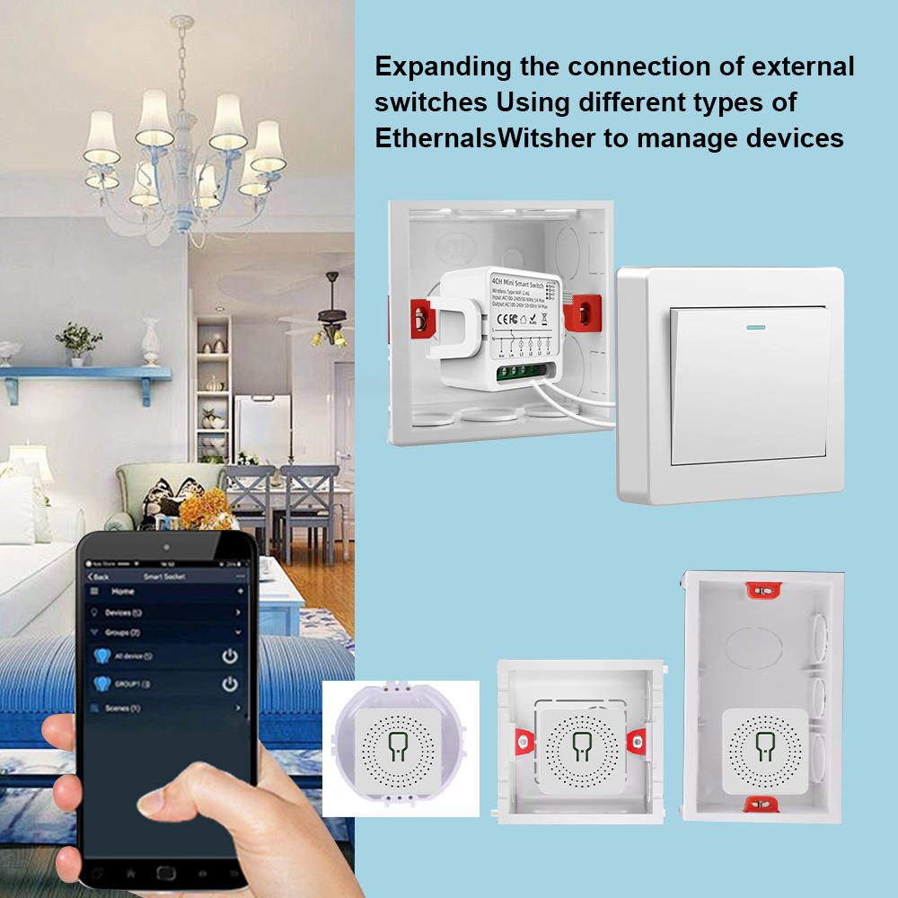 Interruptor Inteligente WiFi T - Smart Home Internet avaliação e preço