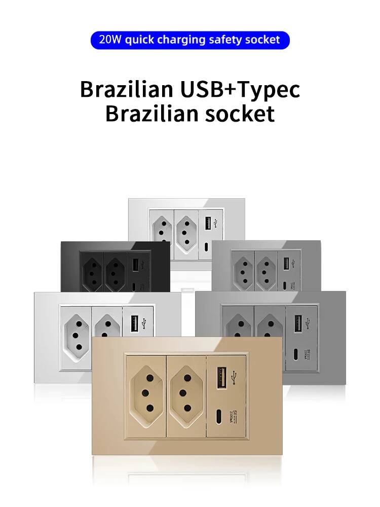 Tomada de Parede Padrão Brasil - Smart Home Utilities avaliação e preço