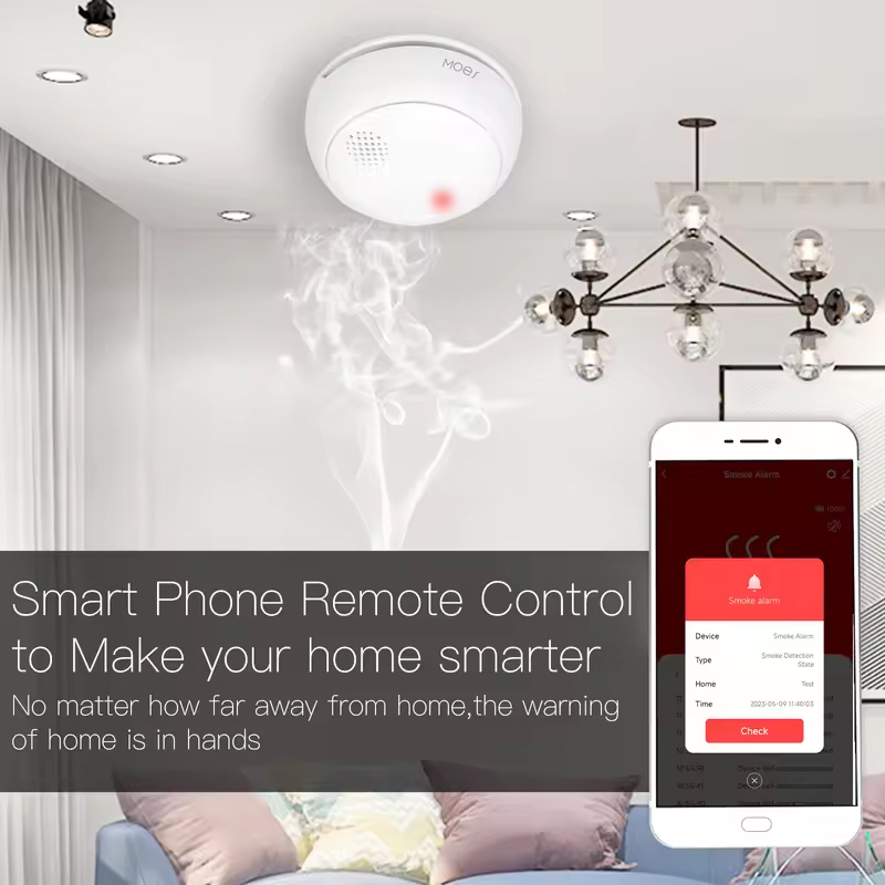 Detector de Fumaça Inteligente - Smart Home Moes avaliação e preço
