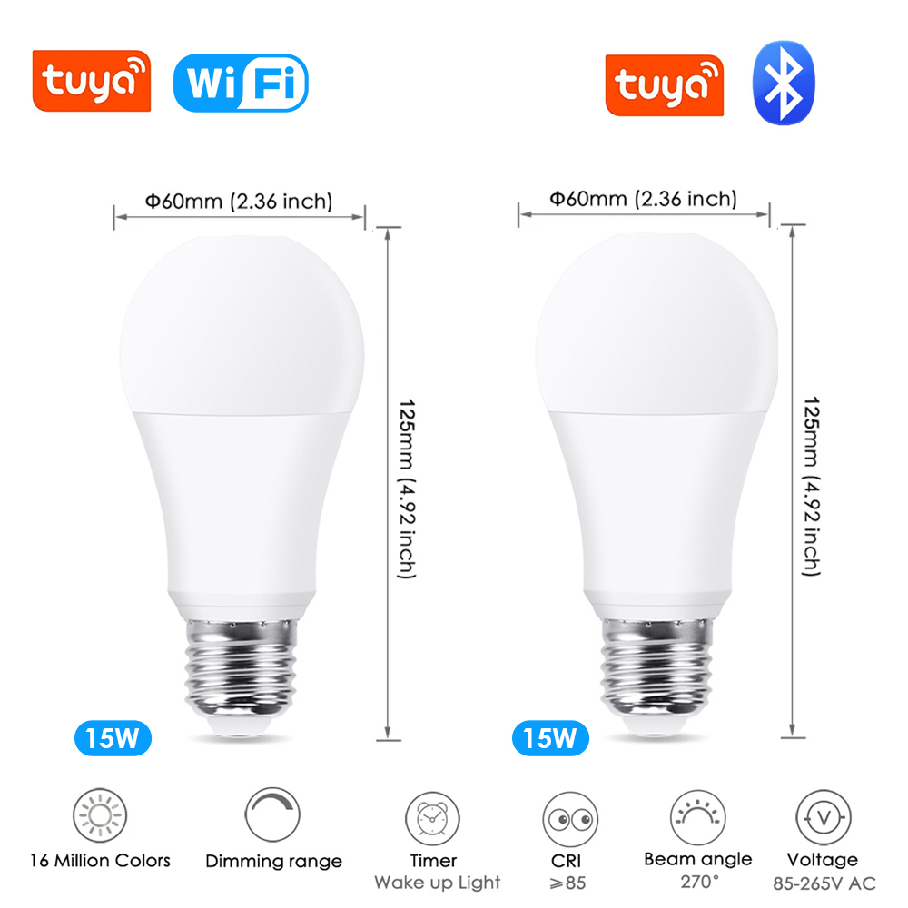 Tuya wifi/bluetooth lâmpada in - Smart Home Yellow avaliação e preço