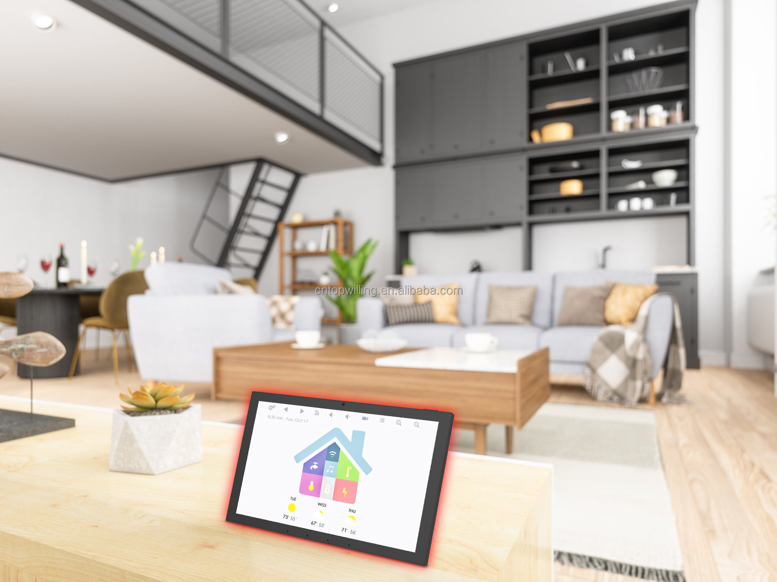 Tablet POE para Montagem em Pa - Smart Home Tablet avaliação e preço