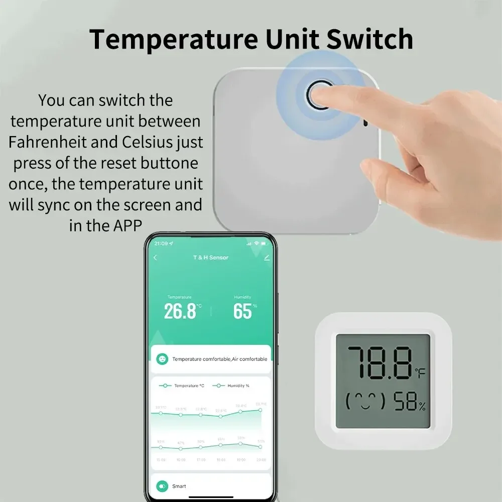 Sensor de temperatura e umidad - Smart Home Tablet avaliação e preço