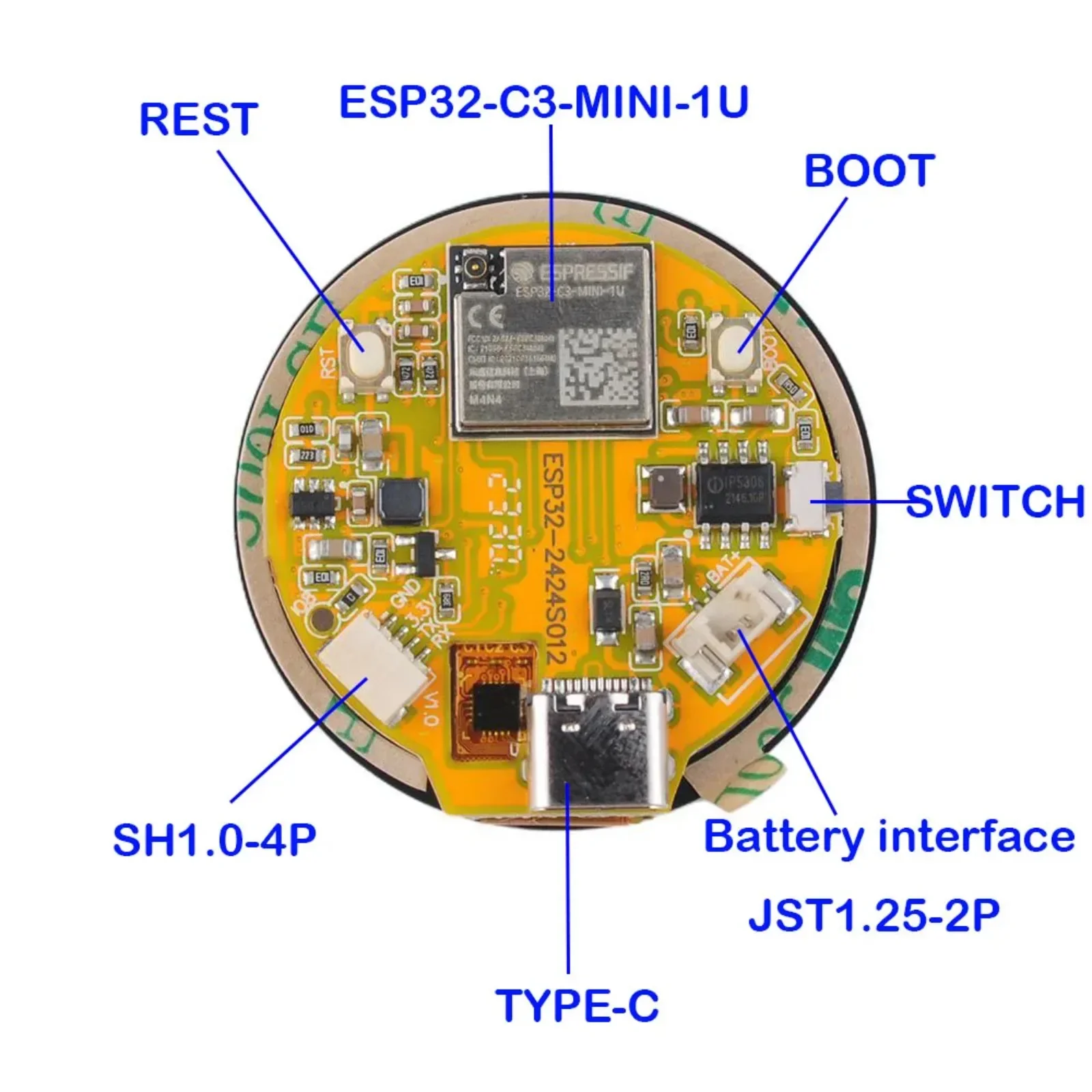 Módulo LCD TFT HD ESP32-C3 WiF - Smart Home Arduino Project avaliação e preço
