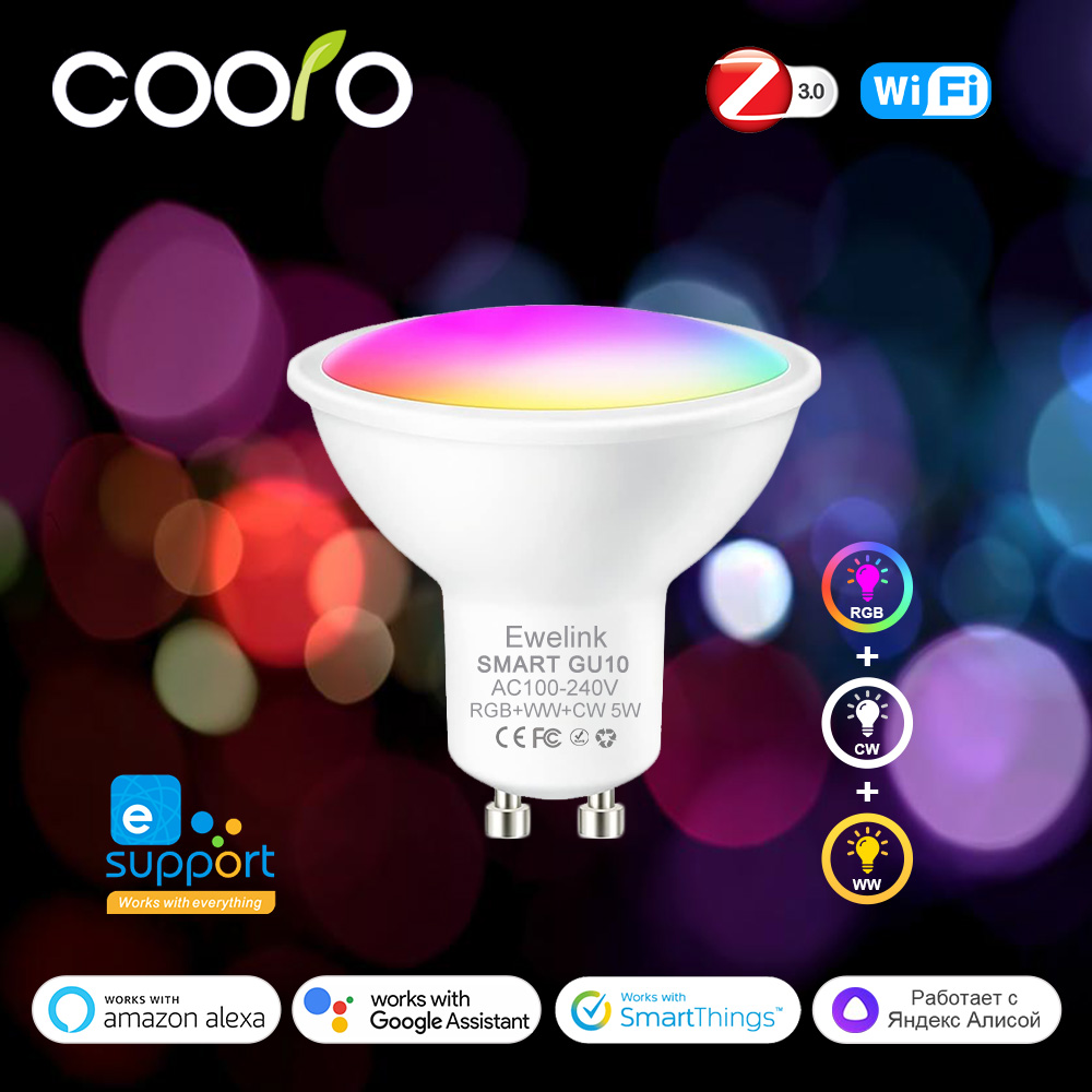 ZigBee GU10 WiFi Lâmpada LED i - Smart Home Yellow avaliação e preço