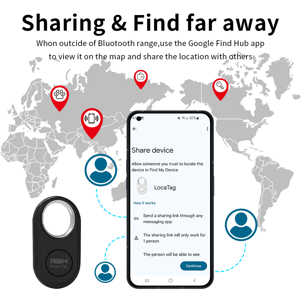 Rsh 4 peças rastreador gps par - Smart Home Hub Samsung avaliação e preço