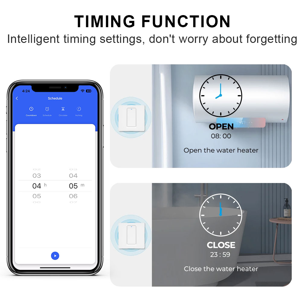 Interruptor inteligente de aqu - Smart Home Internet avaliação e preço
