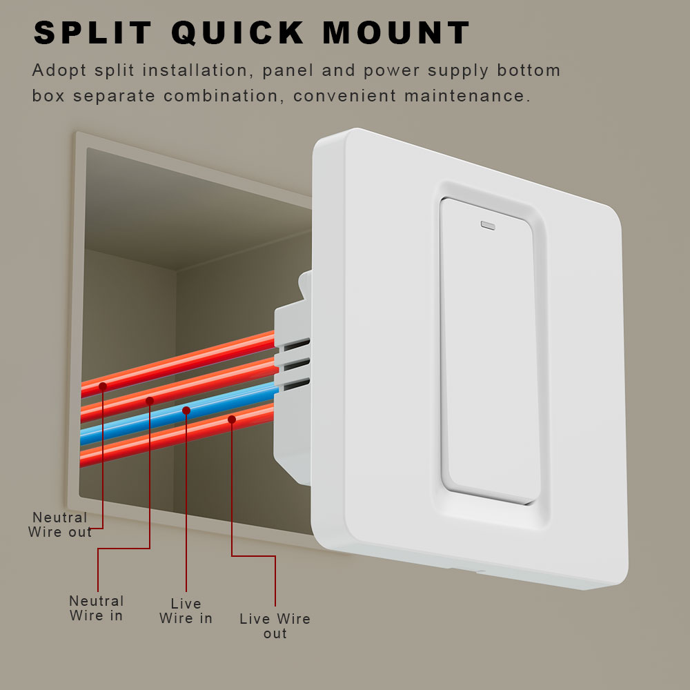 Interruptor inteligente de aqu - Smart Home Internet avaliação e preço