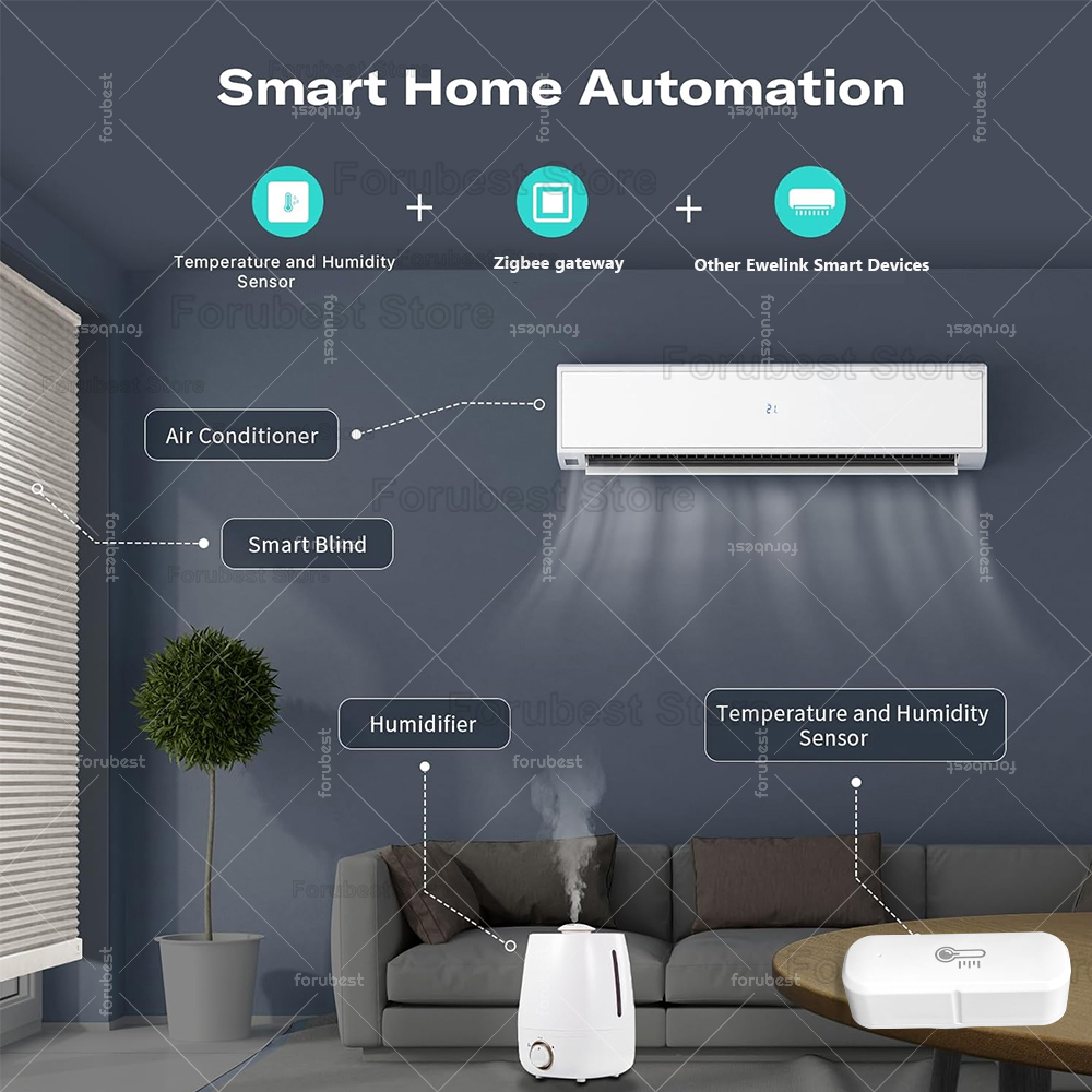Sensor de temperatura e umidad - Smart Home Tablet avaliação e preço
