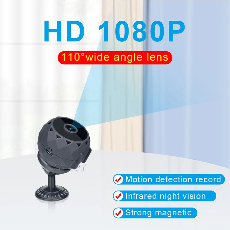 Hd mini câmera de visão noturn - Smart Home Kamera avaliação e preço