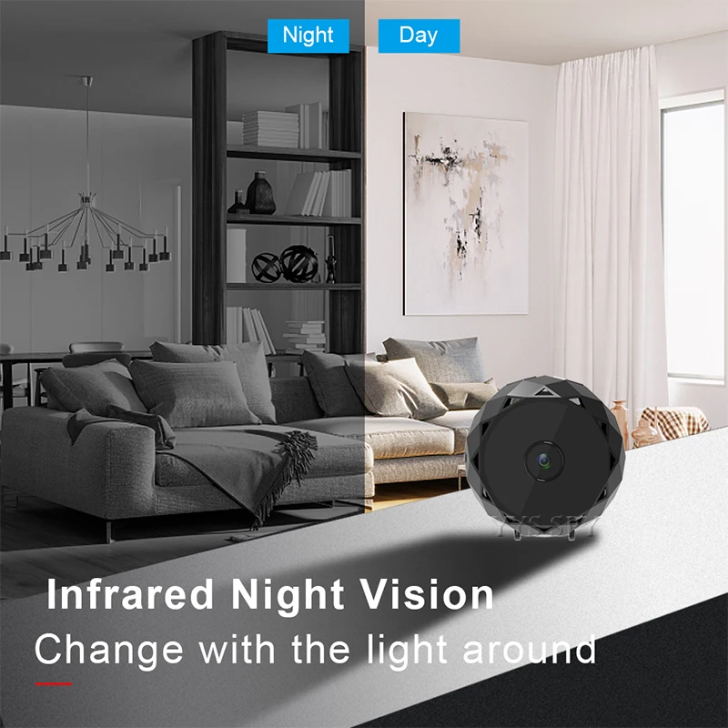 Hd mini câmera de visão noturn - Smart Home Kamera avaliação e preço