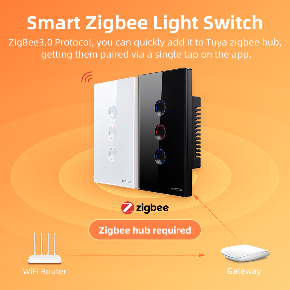 AVATTO Interruptor de Luz Inte - Smart Home Internet avaliação e preço