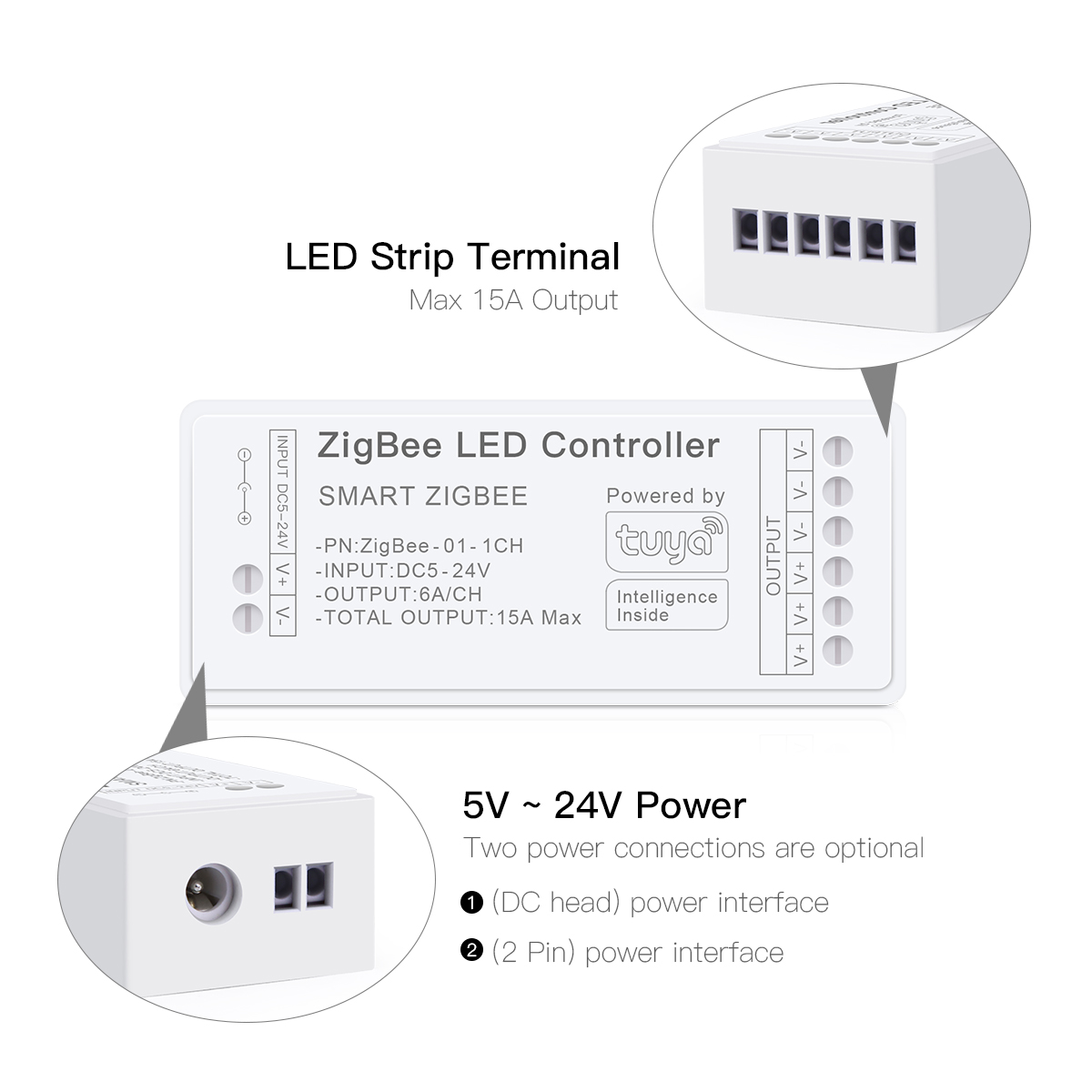 Zigbee 3.0 cct rgbw rgb led lu - Smart Home Yellow avaliação e preço