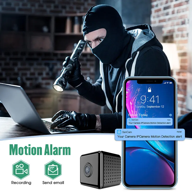 Wifi mini câmera casa intelige - Smart Home Kamera avaliação e preço