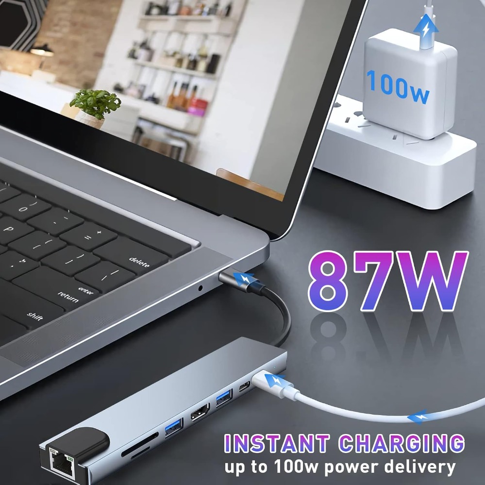 Hub USB C 8 em 1/2, Adaptador  - Smart Home Hub 2 avaliação e preço