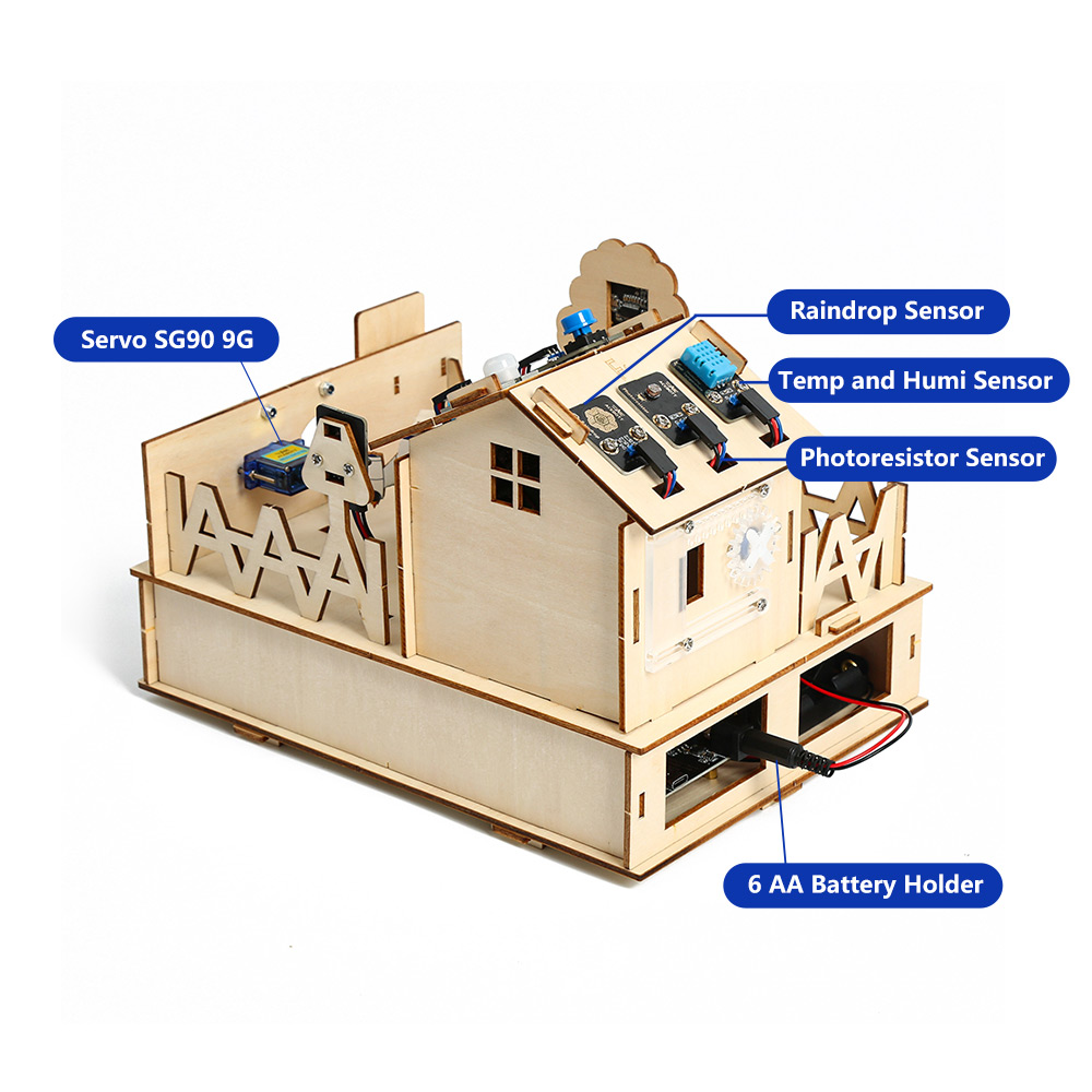 ACEBOTT-DIY Smart Home Kit par - Smart Home Arduino Project avaliação e preço