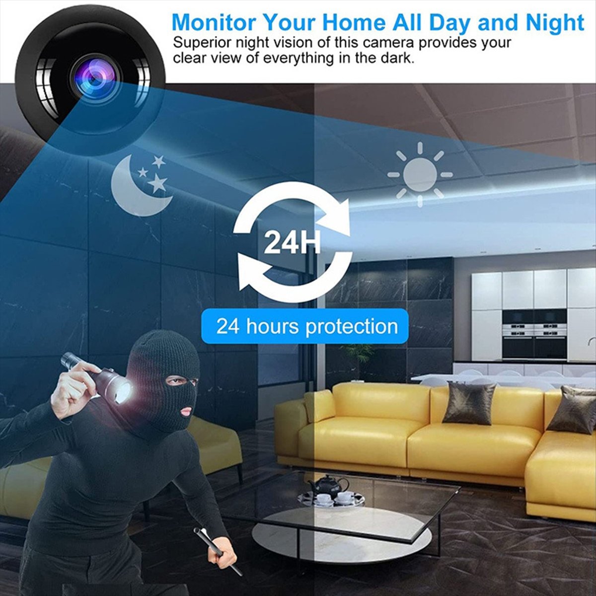 Estável-olho de peixe hd visão - Smart Home Kamera avaliação e preço