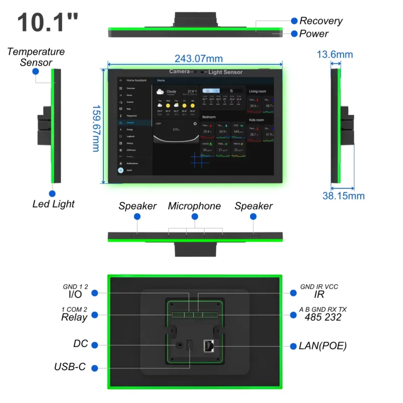 Painel de Casa Inteligente Hom - Smart Home Tablet avaliação e preço