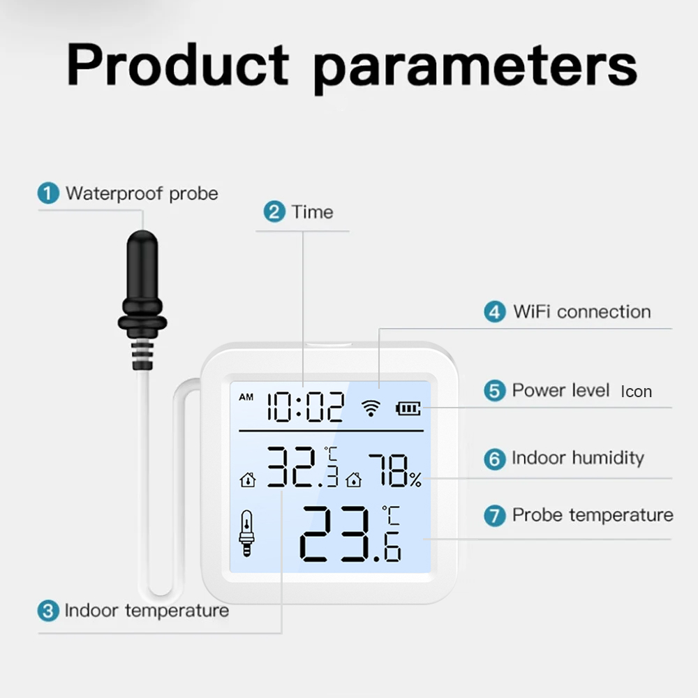 Sensor de Umidade e Temperatur - Smart Home Internet avaliação e preço