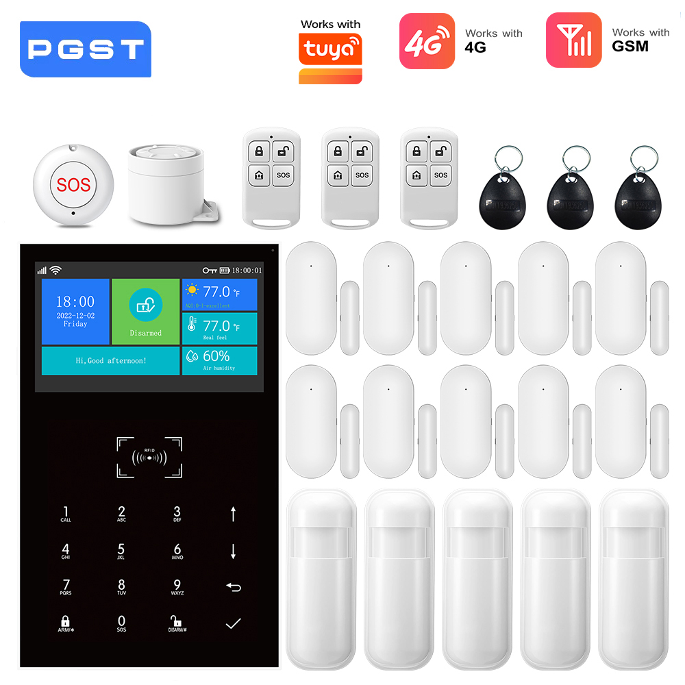 Sistema de Alarme 4G GSM WiFi  - Smart Home Demo Kit avaliação e preço