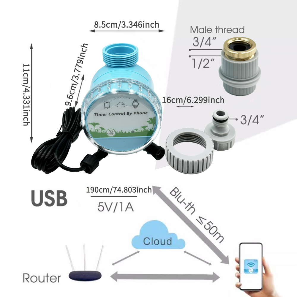 Temporizador de Água Sem Fio W - Smart Home Demo Kit avaliação e preço