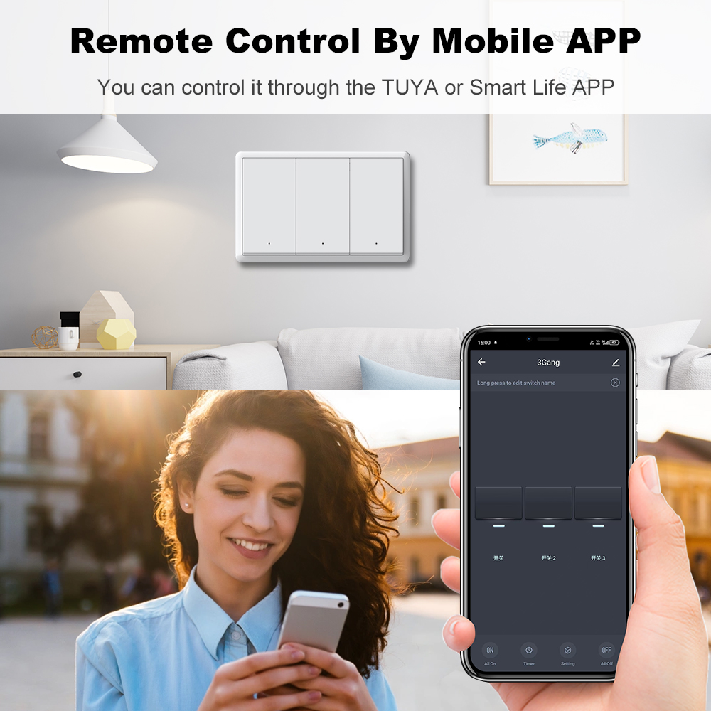 Interruptor Inteligente ZigBee - Smart Home Internet avaliação e preço