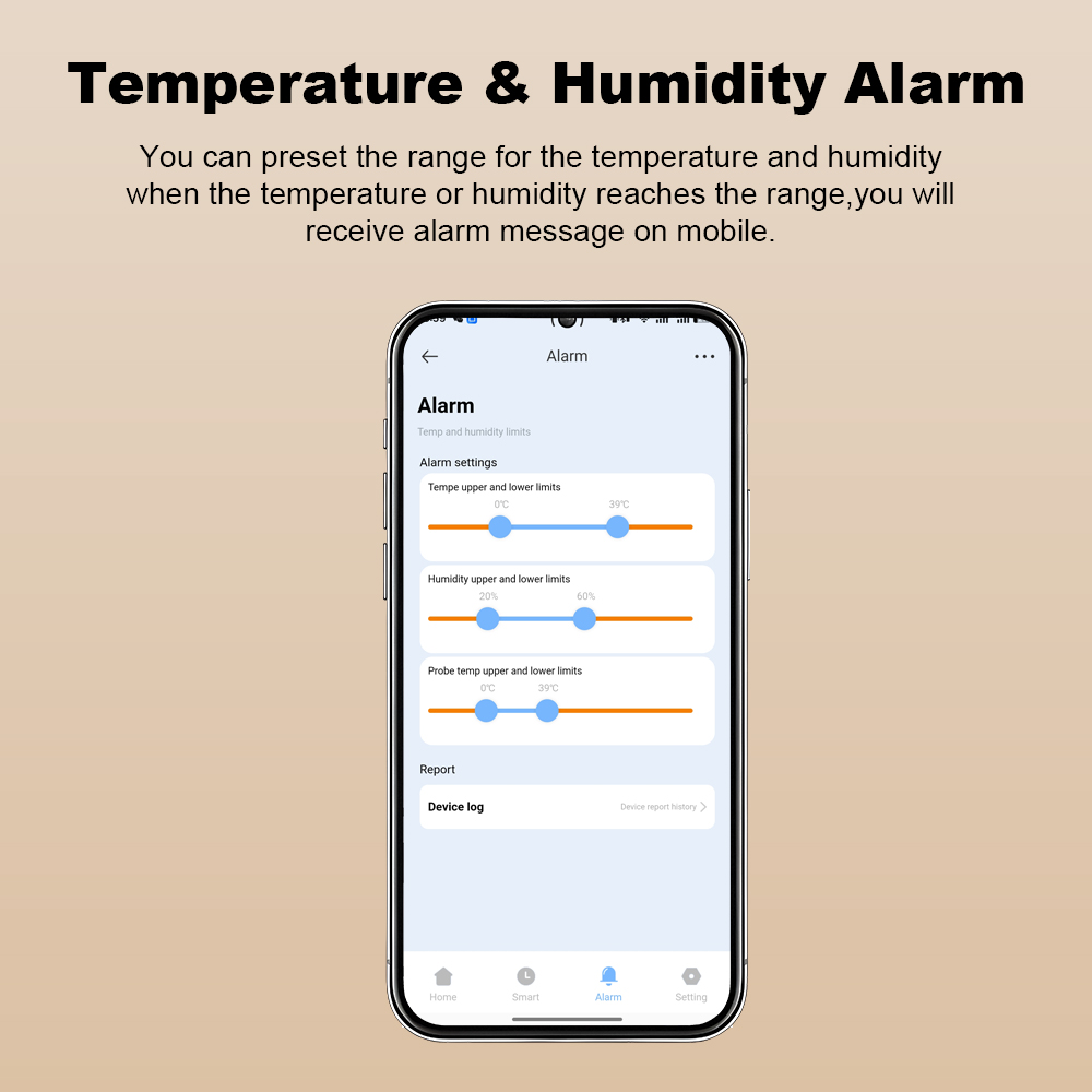 Novo Sensor de Umidade e Tempe - Smart Home Internet avaliação e preço